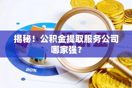 东兴揭秘！公积金提取服务公司哪家强？